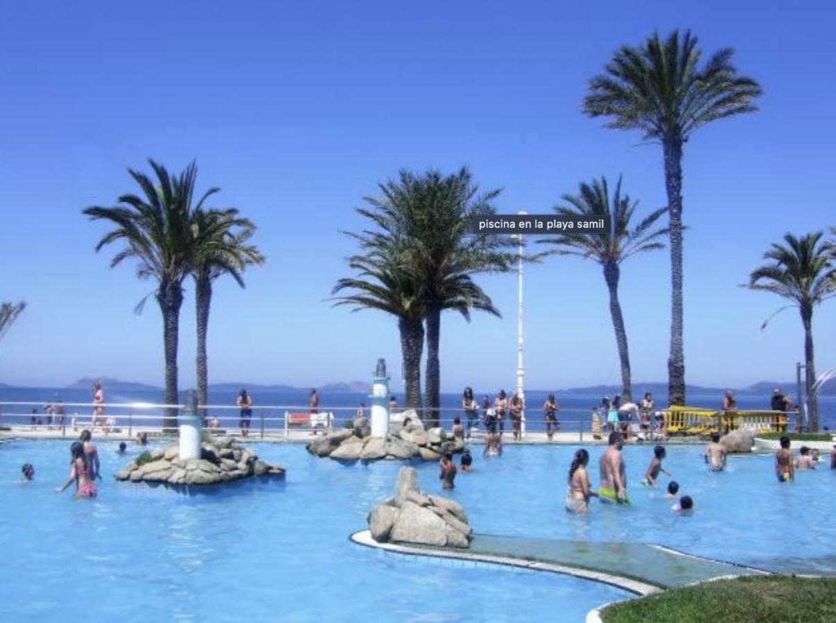 Samil Apartment, Primera Linea De Playa Con Wifi Y Garaje Comarca de Comarca de Vigo Buitenkant foto
